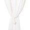 2-Pack White Cotton Window Curtain Tiebacks Tie Back, 20" Holdbacks Rope for Drapes